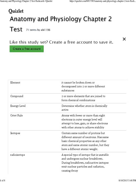 anatomy and physiology quizlet chapter 2|anatomy and physiology quiz chapter 2.